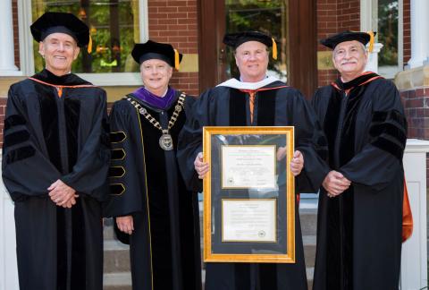 Rev. Dr. Edward Glover Honorary Doctorate