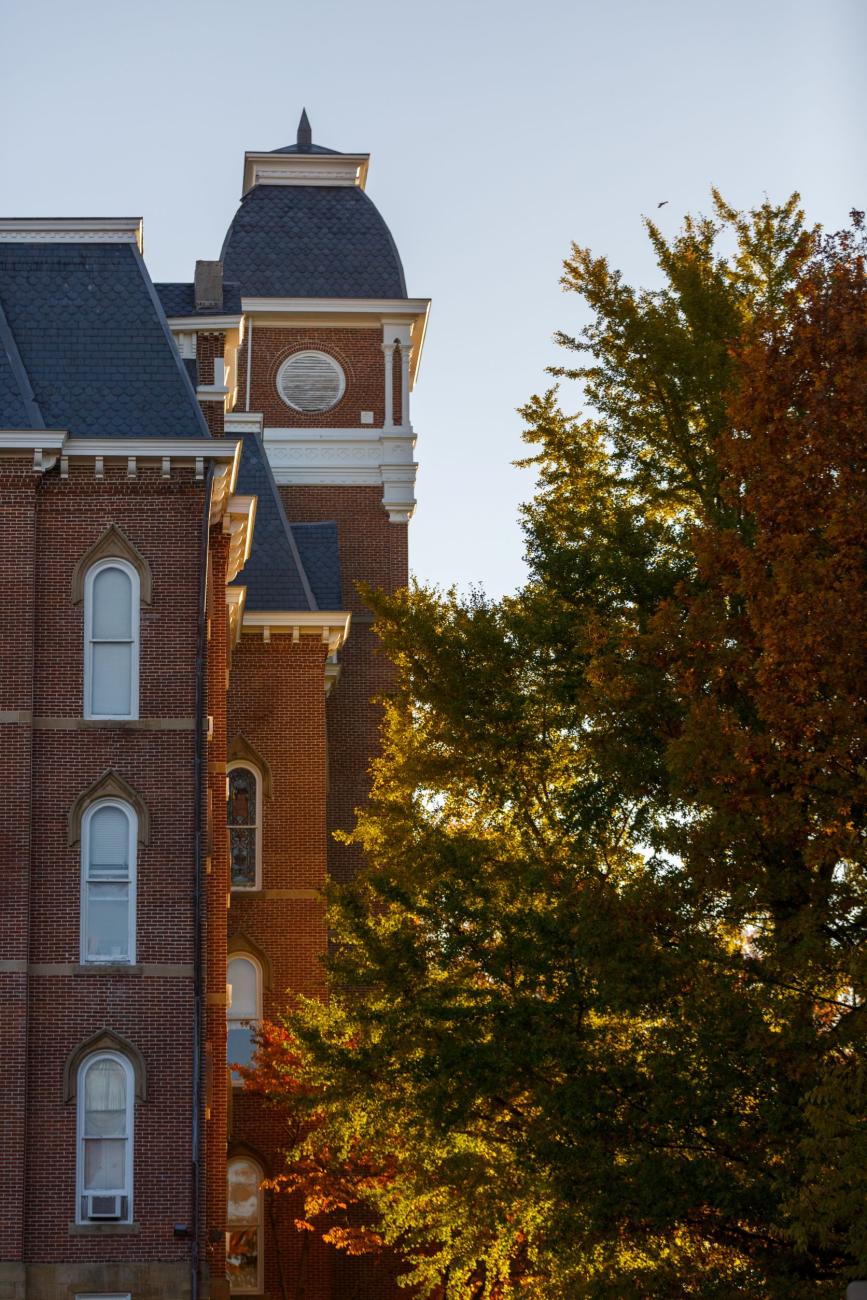 Miller Hall in the fall