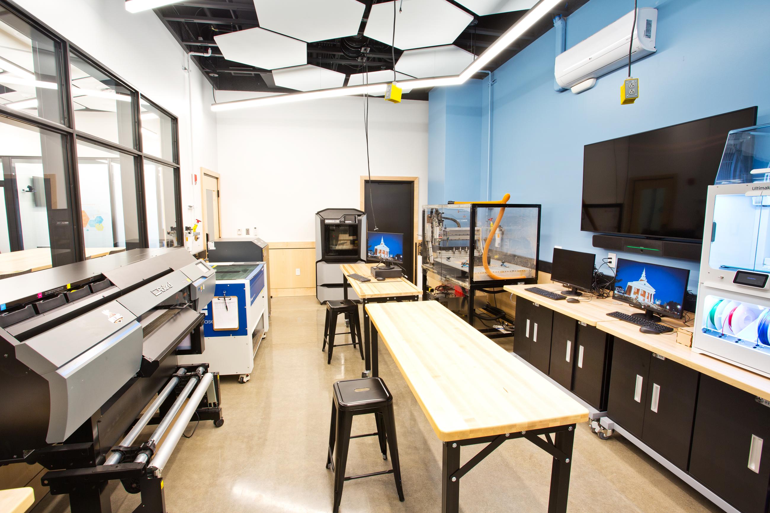 the makerspace in the ehive