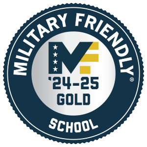 Military Friendly 2024-25 School Gold badge