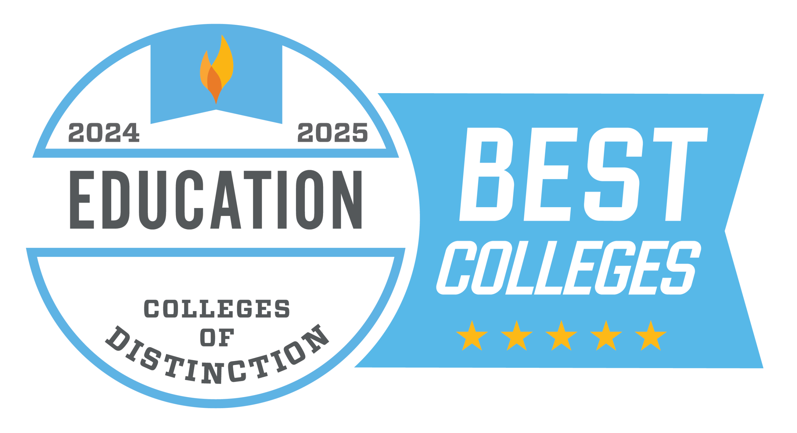 2024-2025 Colleges of Distinction Education badge