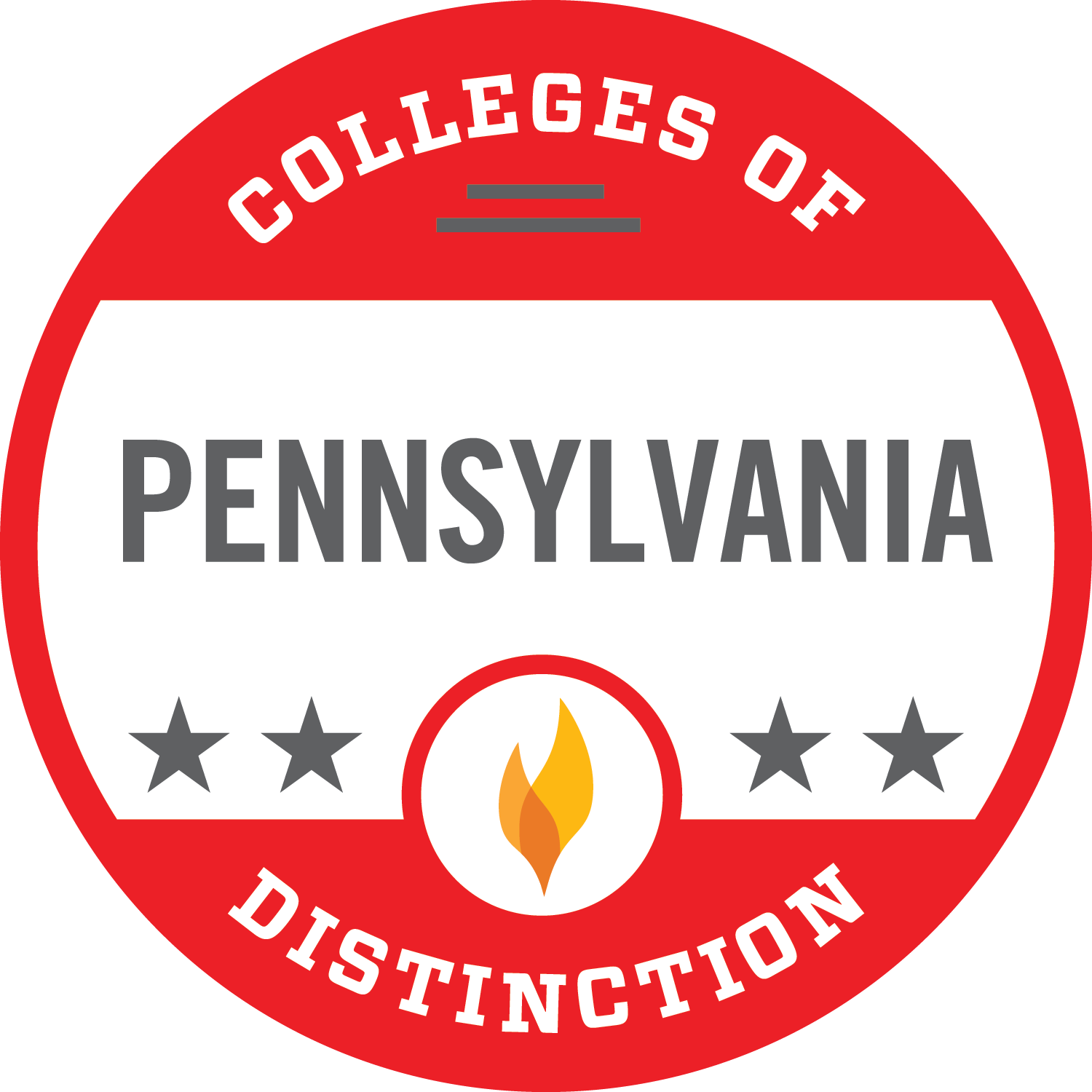 2024-2025 Colleges of Distinction Pennsylvania badge