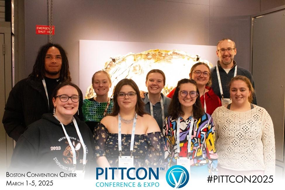 group photo of students who attended the PittCon Conference