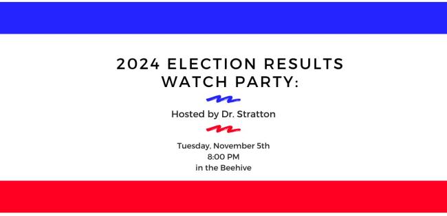 Advertisement of Students Speak election watch party