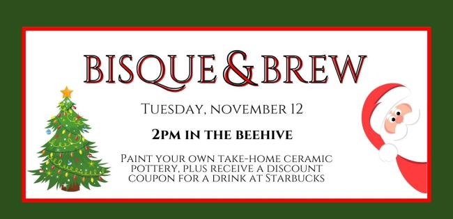 Bisque and Brew Advertisement