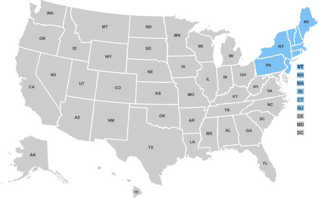 TPS Eastern Region Map 2025