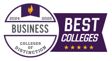 2024-2025 Colleges of Distinction Business badge