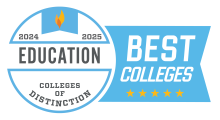 2024-2025 Colleges of Distinction Education badge